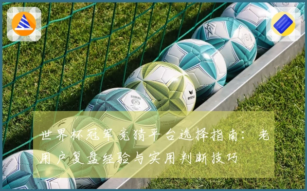 世界杯冠军竞猜平台选择指南：老用户复盘经验与实用判断技巧