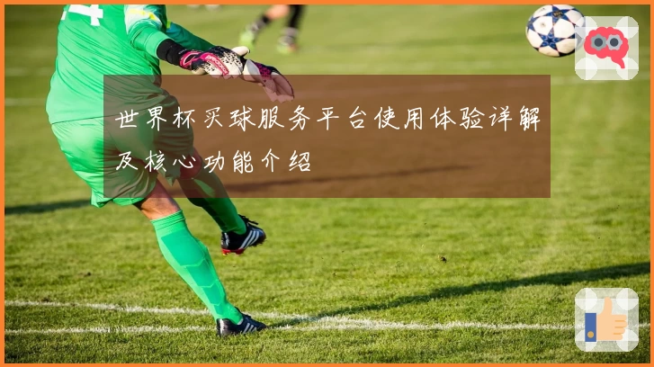 世界杯买球服务平台使用体验详解及核心功能介绍