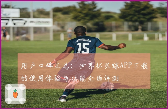 用户口碑汇总：世界杯买球APP下载的使用体验与功能全面评测